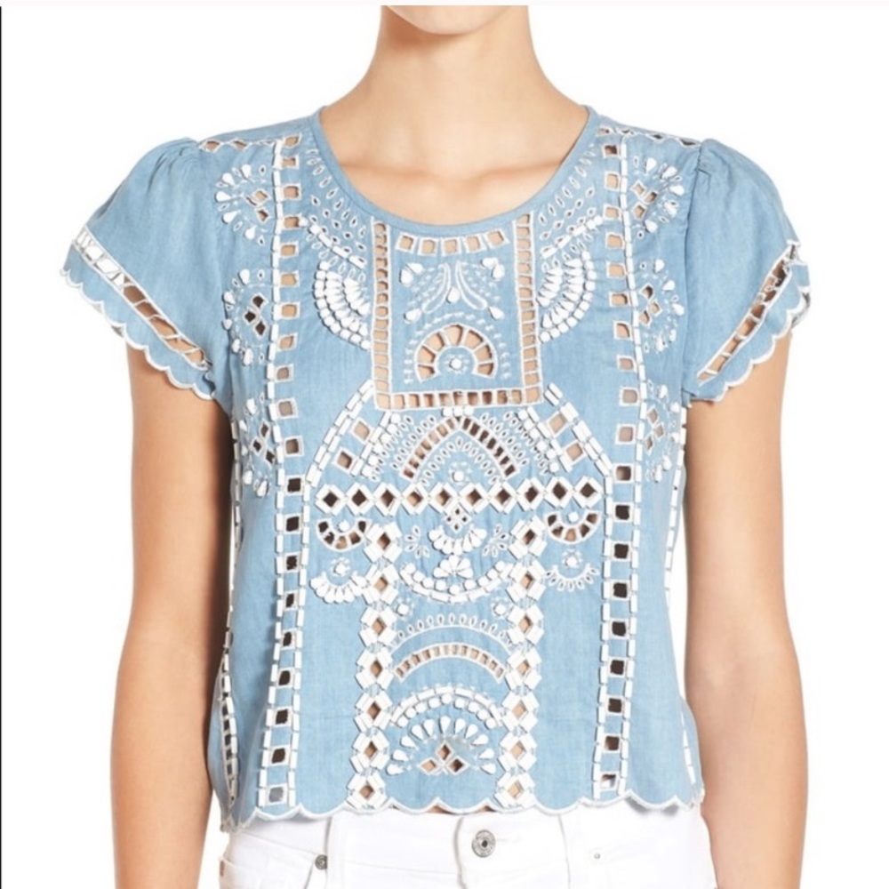Lovers + Friends Beaded Top